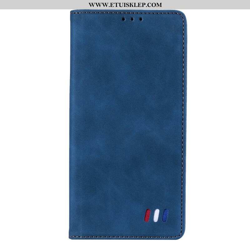 Etui Na Telefon do Xiaomi Redmi Note 10 5G Etui Folio Trójkolorowy Skórzany Styl